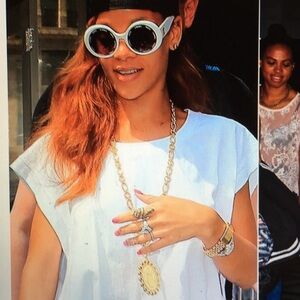 CHANEL Gold Rue Cambon Necklace with Medallion